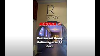 Austria  Restaurant Romy, Rathausgasse 11, Bern