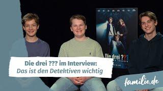 Die drei ??? im Interview zum neuen Film "Erbe des Drachens"