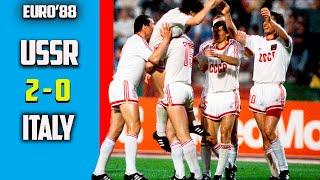 italy vs Ussr 0 - 2 Semi-Finals Euro 88