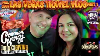 DRINKSGIVING CRAWL DOWNTOWN LAS VEGAS - Vegas Travel Vlog, Part 1 - Circa, Golden Gate - Fall 2024