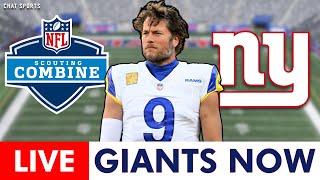  LIVE: Matt Stafford BACK To Rams + Giants News, Rumors At NFL Combine On Shedeur Sanders, Cam Ward