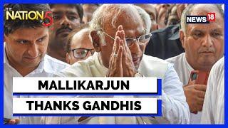 New Congress Chief Mallikarjun Kharge Thanks Gandhis | Congress News Today | Latest News | News18