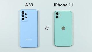 Samsung A33 vs iPhone 11 Speed Test & Camera Comparison