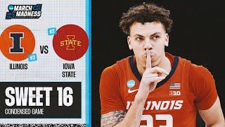 Illinois vs. Iowa State - Sweet 16 NCAA tournament extended highlights