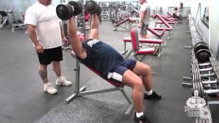 John Skelton - Incline Dumbbell Press - IPL World Championships Prep