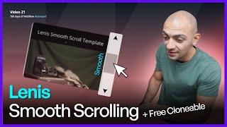 Smooth Scroll Made EASY with Lenis! (Free Cloneable Included)