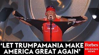 BREAKING NEWS: Hulk Hogan Makes RNC Crowd Roar In Barn-Burner Speech Praising Trump