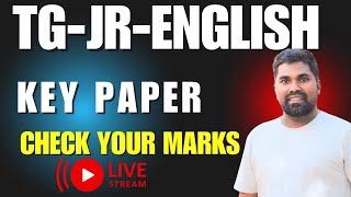 TG First year English Key Paper IPE 2025,TS English 1 Grammar Explaination#Prasadsir