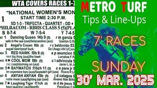 MMTCI LIVE RACING KARERA TIPS FOR SUNDAY | MARCH 30, 2025 | 2:30 PM START