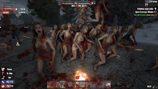 Fighting Hordes of Each Zombie type