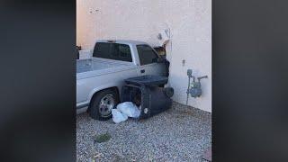 Truck crashes into Albuquerque home damaging gas, electric, and structure