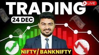 24 Dec Live Trading NIFTY, BANK NIFTY Intraday Scalping with Sonu Singh @SonuSinghSpeaker #trading