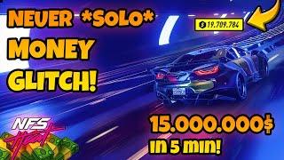 NEUER *SOLO* UNLIMITED MONEY GLITCH in NEED FOR SPEED HEAT! - noamandé