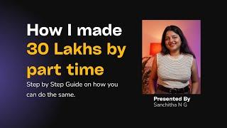 How to Make Money Online Masterclass – Learn How I made 30 Lakhs and more| Webinar Replay