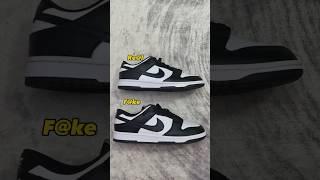 Real Vs Fake Nike Panda Dunks #sneakerhead #sneakers #shorts