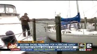 Marina in Kent Island prepares for Sandy