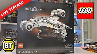 LEGO UCS Mandalorian Razorcrest build LIVE