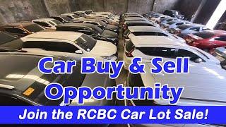 RCBC Car Lot Sale perfect for buy and sell! Buy used cars in bulk for low price