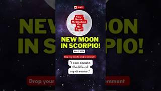 New Moon in Scorpio 4 Days Away #newmooninscorpio