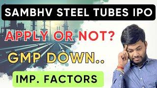 Sambhv Steel Tubes IPO Review | GMP Going Down | HDB Financial IPO | Kalpataru IPO | Globe Civil IPO