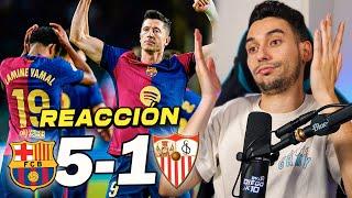 REACCIONES DE UN HINCHA al Barcelona vs Sevilla 5-1 *LANZADOS al CLÁSICO* | ByDiegoX10