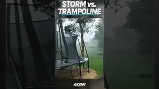 How to protect your trampoline in a storm