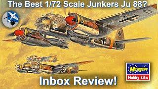 Hasegawa 1/72 Junkers Ju 88 A-4 Unboxing & Review: Is This The Best 1/72 Ju 88 Model Kit?