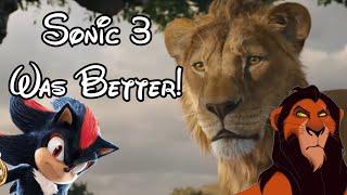 So I Watched Mufasa: The Lion King, Despite Sonic 3 Being Out...