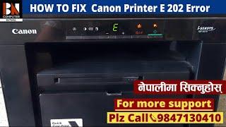 How To Solve Error E202 on Canon MF 3010 Printers | BN Computer Butwal | Printer Repair #5