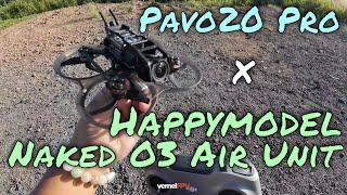 BetaFPV Pavo20 Pro with Happymodel Naked O3 Air Unit Kit // Flight Test