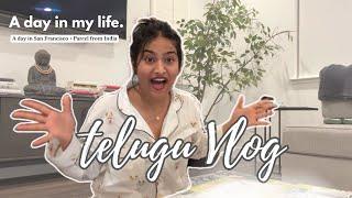 TELUGU VLOG: A DAY IN SAN FRANCISCO | AESCAPE ROBOT MASSAGE | PARCEL FROM INDIA | Pooja Reddy