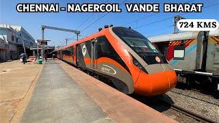 * India’s 2nd Longest Vande Bharat * Chennai to Nagercoil VB Full Journey