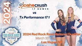 2024 RED ROCK RAVE - Idaho Crush 17 Bower vs Tx Performance 17 1