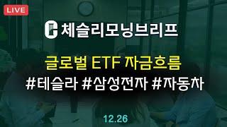 [체슬리모닝브리프] 글로벌 ETF 자금흐름. 삼성전자. 자동차 섹터  [24/12/26]