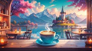 POV YOU DRINK COFFEE IN A MAGICAL WORLD  AND THINK ABOUT LIFE