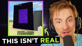 AI MINECRAFT is the CRAZIEST GAME I'VE EVER PLAYED