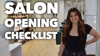 Opening the Hair Salon Checklist | Essential Morning Routine for a Successful Start