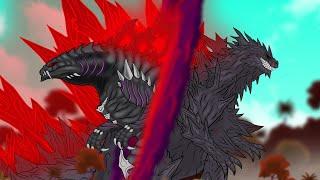 EPIC BATTLE!! : Ultimate Voidzilla vs. Thorny Godzilla | PANDY Animation 77