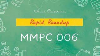 MMPC 006 - Marketing Management | Rapid Roundup | All Units