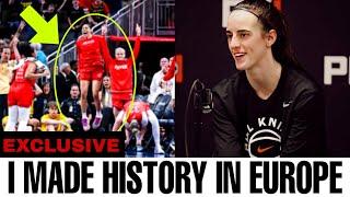 Caitlin Clark BREAKS Impossible RECORDS In Her FIRST GAME in The EUROPEAN LEAGUE! WNBA Fans Go WILD!