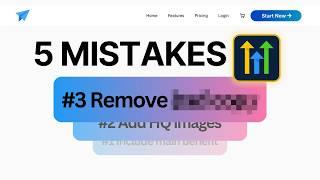 FIVE Mistakes Most GHL Websites Make