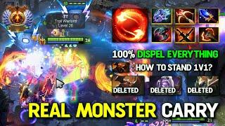 REAL MONSTER HARD CARRY Troll Warlord Max Slotted Item Build 100% Strong Dispel Everything DotA 2