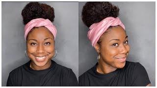 How to Style Headwraps on Natural Hair ft. Swirly Curly