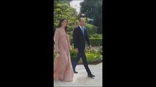 Prince William tells Kate to 'chop chop' at royal wedding in Jordan