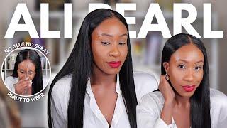 Too Easy! So Chic| 22” Straight Ready To Wear Wig | Pre-Cut, No Glue, No Spray! Ft. Ali Pearl Hair