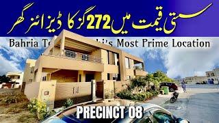 Bahria Town Karachi Designer Villa | Precinct 8 | 250 Sq Yards House Bahria Town Karachi