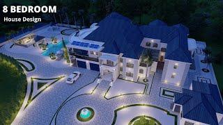 Modern House Design | 8 Bedroom Mediterranean House Design.