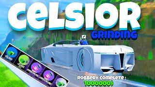 Grinding with the CELSIOR -Roblox-Jailbreak