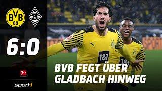 Dortmund – Gladbach 6:0 | Highlights Bundesliga 23. Spieltag | SPORT1