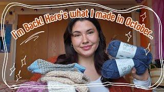 I'm back! What I crocheted in October and did during my break.. | Crochet Podcast Ep.7